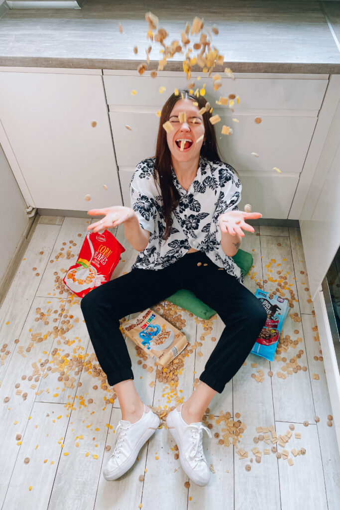 Cereal Boxes Composting